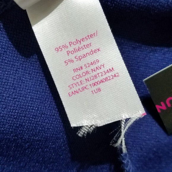 NWT No Boundaries Navy Blue Wrap Dress Size L - Picture 11 of 11